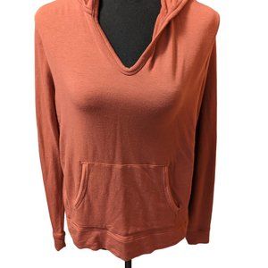 Lou & Grey for LOFT  Pullover Hoodie Rust Size: XS